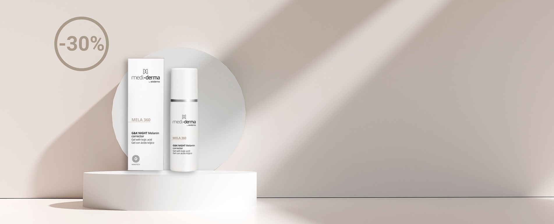 30% rabatu na MELA 360 G&K NIGHT Melanin Corrector